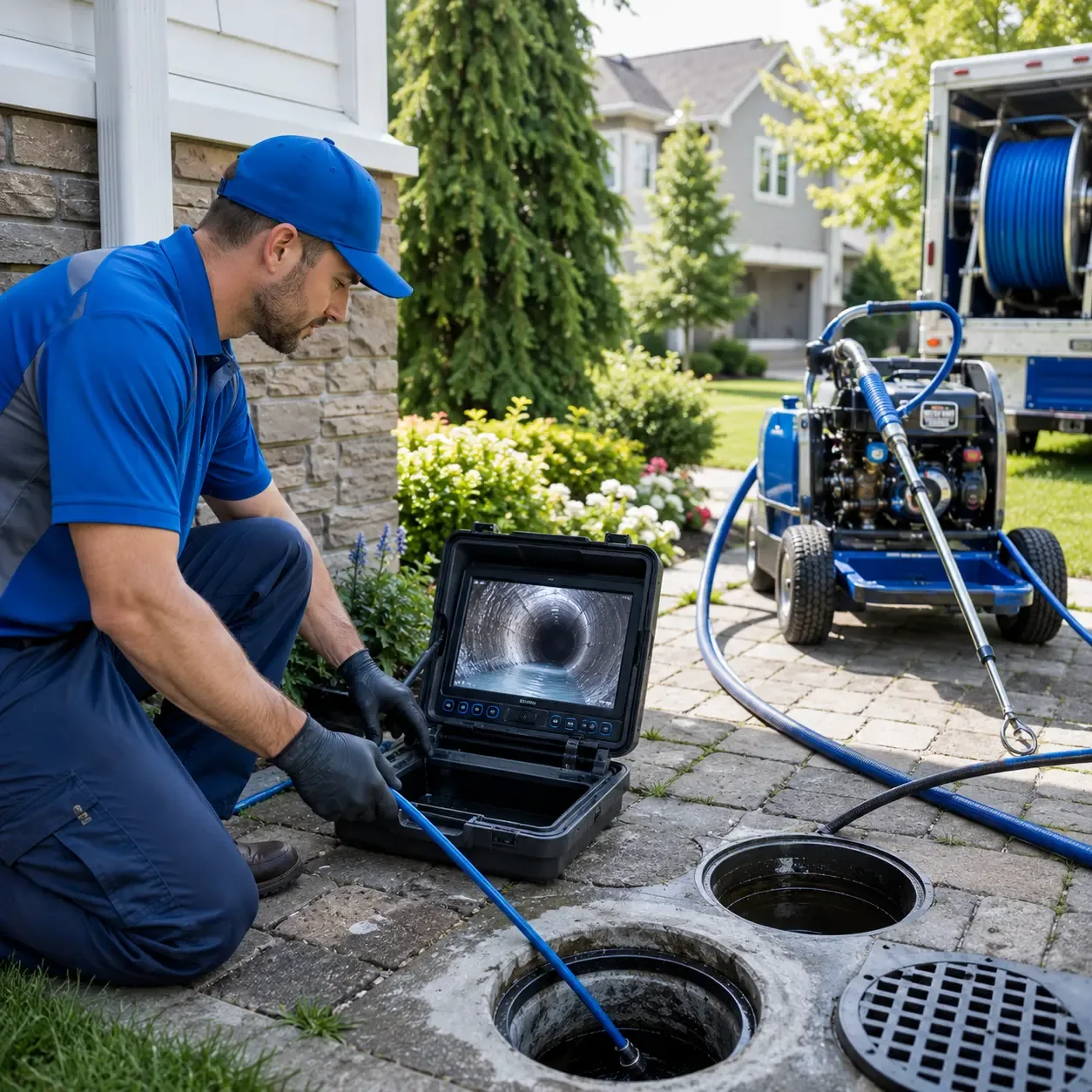 Outdoor drain cleaning professionals serving Cornwall, CT